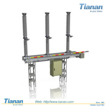 Max. 40 kA, 72,5 - 145 kV Interruptor de desconexión exterior / alto voltaje